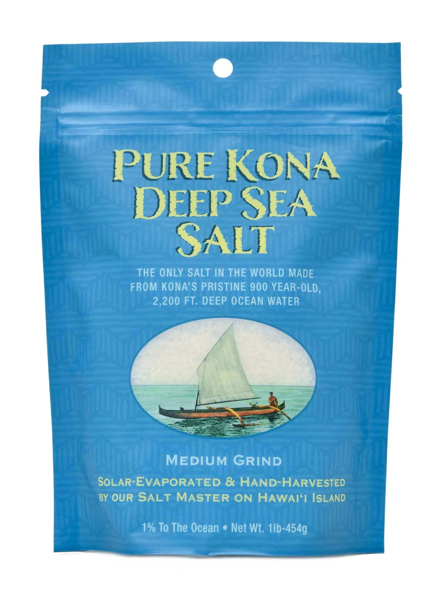 Kona Medium Grind Hawaiian Sea Salt - 6 oz - Image 3