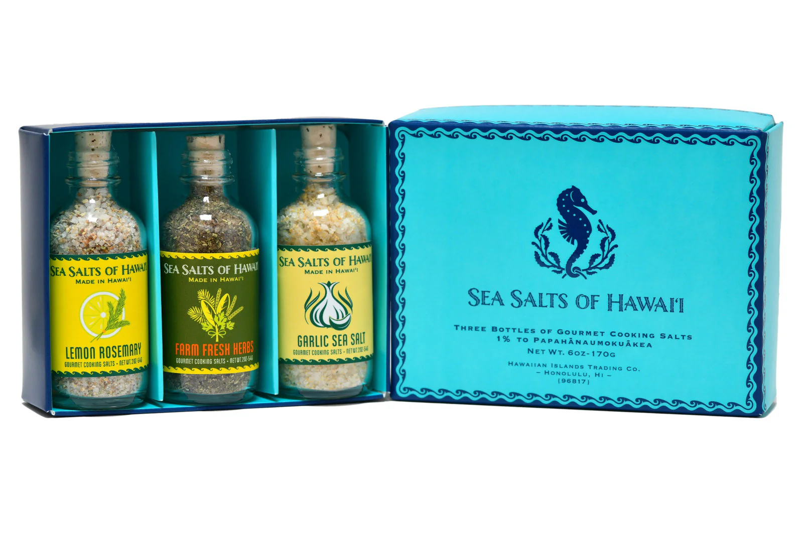 Flavored Hawaiian Sea Salt Sampler Gift Box - Image 3